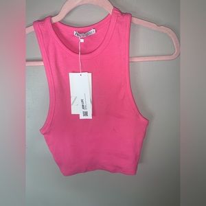 NWT ZARA RIBBED CROP TOP MEDIUM